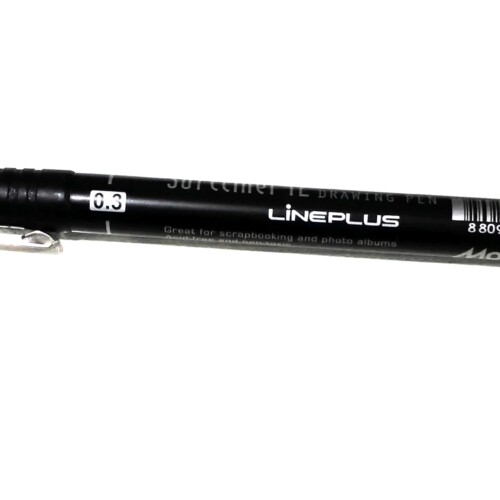 Lineplus Softliner Pen 0.3 ( Black )-0