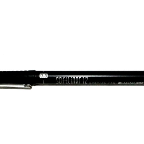 Lineplus Softliner Pen 0.5 ( Black )-0