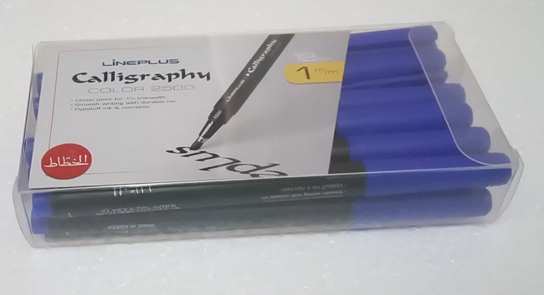 Lineplus Calligraphy Pen Black,Red & Blue-1mm-0