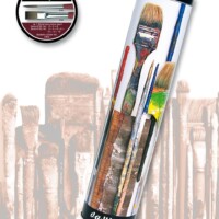 Da Vinci Series 5403 College Gift Can Brushes For Acrylic & Oil, Set Of 10-0