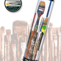 Da Vinci Series 5404 Nova Gift Can Brushes For Acrylic & Oil, Set Of 10-3907