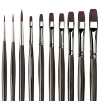 Da Vinci Series 5405 Top Acryl Gift Can Brushes For Acrylic & Oil, Set Of 10-0