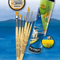 Da Vinci Series 5406 Junior Gift Can Brushes For Any Type Of Paint, Set Of 6-0
