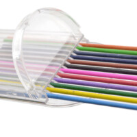 Asint 10 Boxes 2.0 X 90mm Mechanical Pencil Lead 12 Colors Pencil Refill Painting And Writting Stationery Gifts For Kids-1265