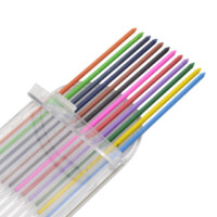 Asint 10 Boxes 2.0 X 90mm Mechanical Pencil Lead 12 Colors Pencil Refill Painting And Writting Stationery Gifts For Kids-1268