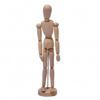 Asint Artists' Human Manikin - Male 8"-0