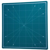 Morn Sun 360 Degree Rotation Rotating Cutting Mat Self Healing 35 X 35 cm ( 14" X 14" )-1216