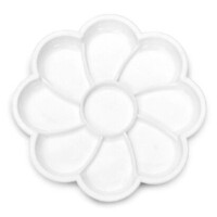 Asint Colour Mixing Palette Small (Flower Shape)-0
