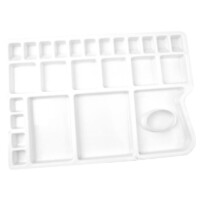 Asint Colour Mixing Palette (13"X 9") 24 Sections-0