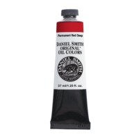 Daniel Smith Original Oil Color 37ml Paint Tube, Permanent Red Deep-0
