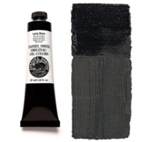 Daniel Smith Original Oil Color, Lamp Black, 37 ml-0