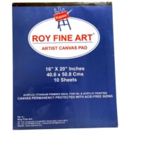 Asint Artist Canvas Pad Of 16 Inch X 20 Inch Size 10 Sheets (Pack of 1)-0