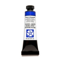 Daniel Smith original Watercolor 15ml Paint Tube, French Ultramarine -0