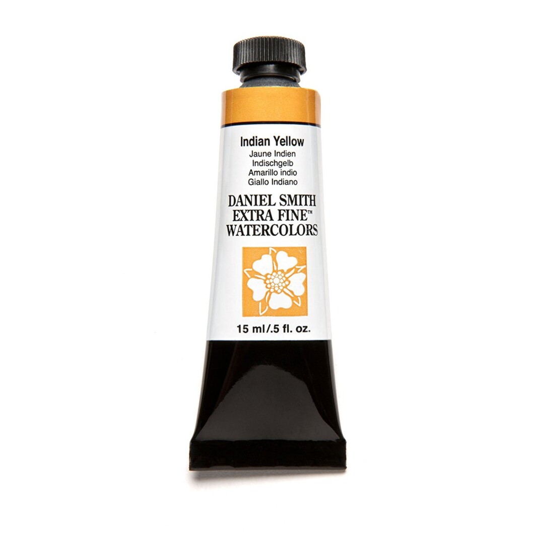 Daniel Smith original Watercolor 15ml Paint Tube, Indian Yellow -0