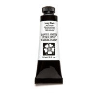 Daniel Smith original Watercolor 15ml Paint Tube, Ivory Black-0