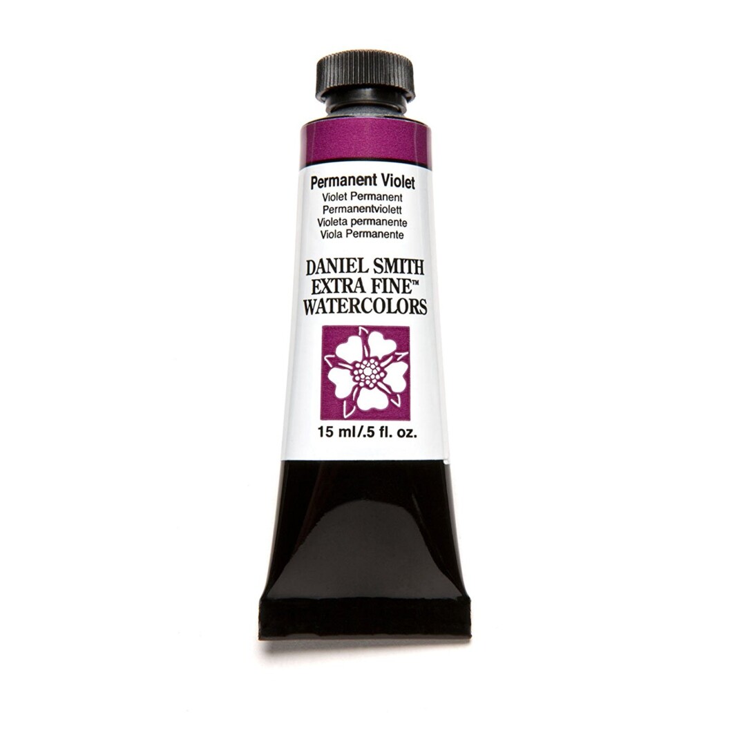 DANIEL SMITH original Watercolor 15ml Paint Tube, Permanent Violet -0