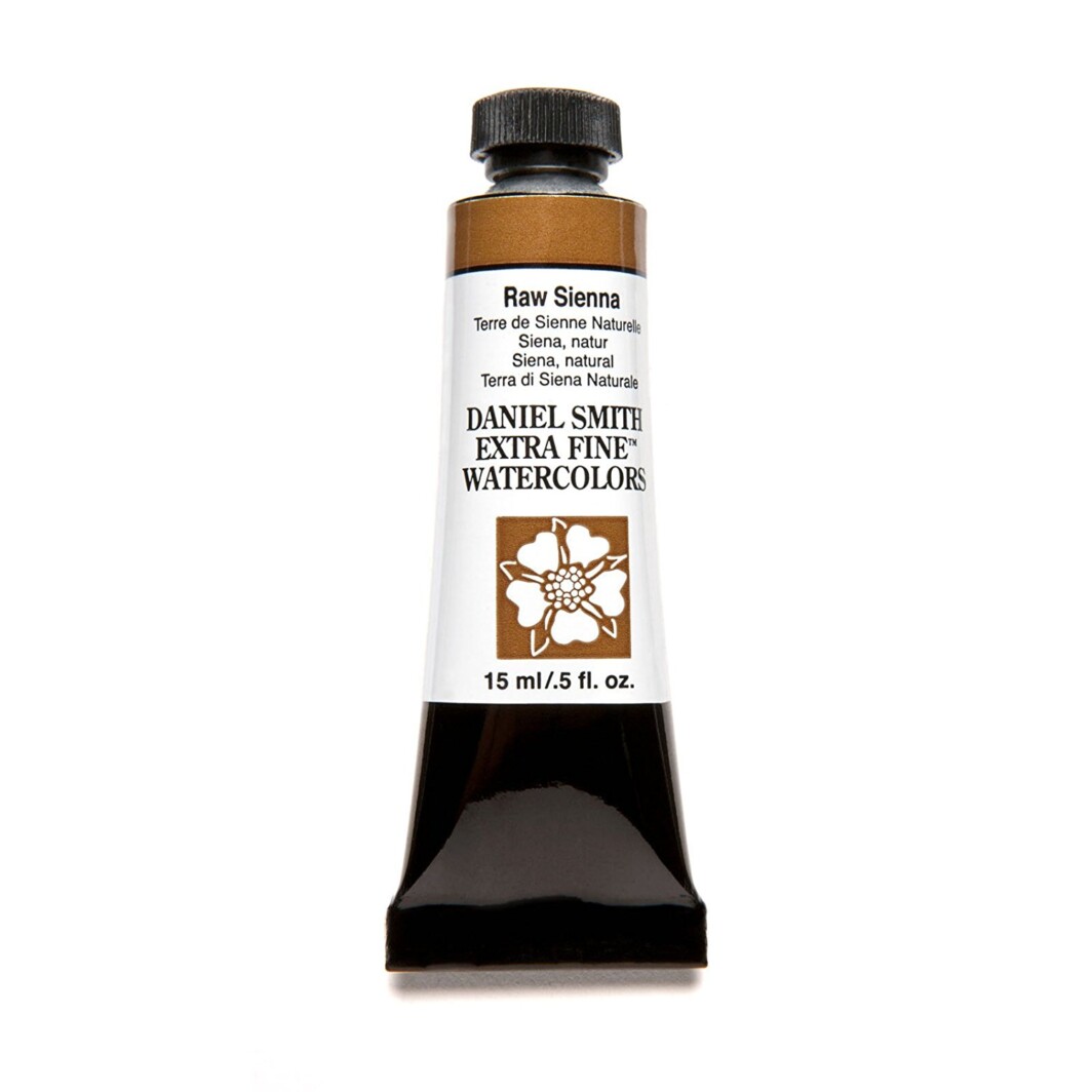 Daniel Smith original Watercolor 15ml Paint Tube, Raw Sienna -0