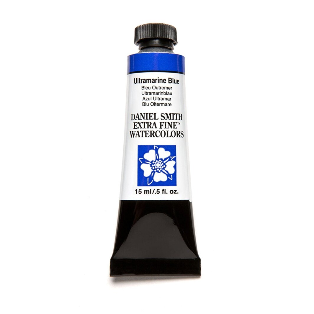 Daniel Smith original Watercolor 15ml Paint Tube, Ultramarine Blue -0