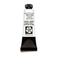 Daniel Smith original Watercolor 15ml Paint Tube, Titanium White -0