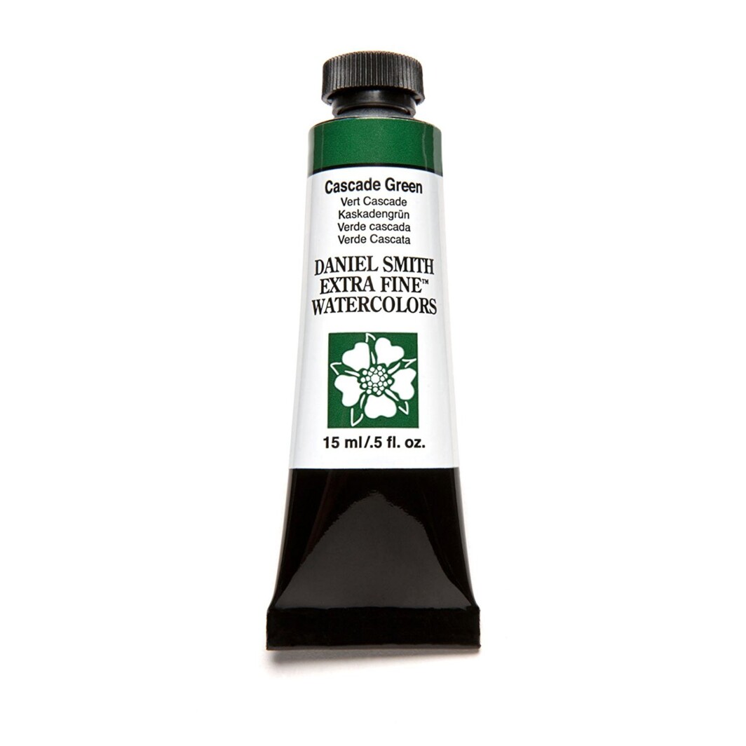 Daniel Smith original Watercolor 15ml Paint Tube, Cascade Green-0