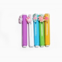 ASINT CLUTCH ERASER PEN SET OF 6 Assorted Colors for kids-0