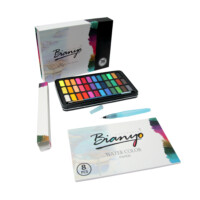 Bianyo Watercolor Paint Set - 36 Watercolors Field Sketch Set-0