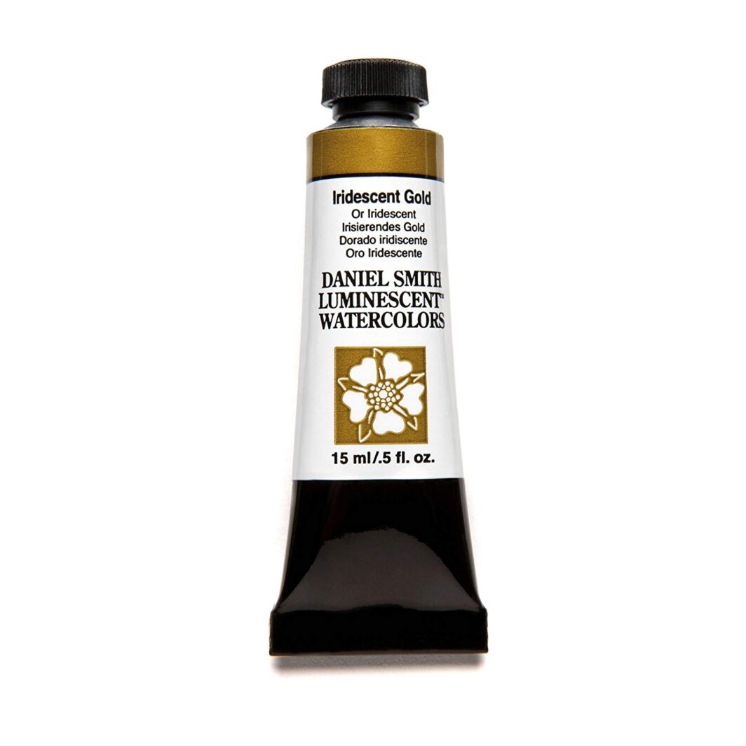 Daniel Smith Extra-Fine Watercolor - 15ml Tube Iridescent Gold-0