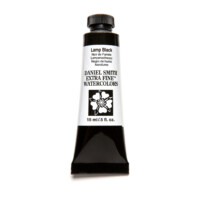 Daniel Smith Extra Fine Watercolor 15ml Paint Tube, Lamp Black-0