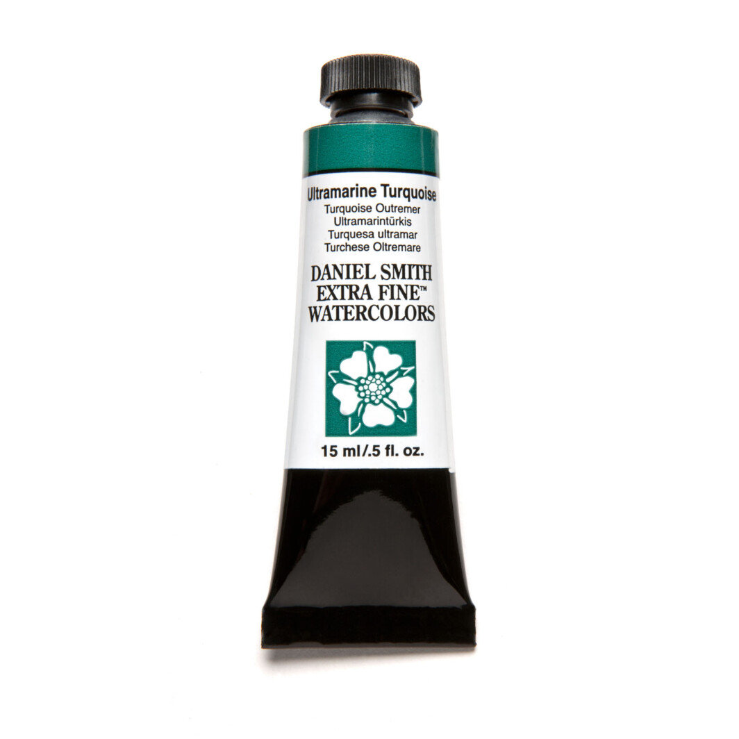 DANIEL SMITH Extra Fine Watercolor 15ml Paint Tube, Ultramarine Turquoise-0