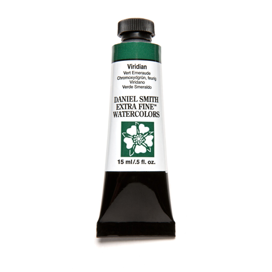 Daniel Smith Extra Fine Watercolor 15ml Paint Tube, Viridian-0