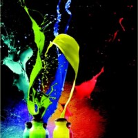 Lovely Art Products Night Glow Acrylic Colors Set of 6 ( 20 ml each )-2712