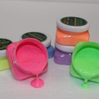 Lovely Art Products Lovely Night Glow Acrylic Colors Set Of 6 ( 50 ml Each )-2719