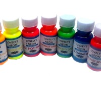Lovely art products Neon Acrylic Colour Pots, 20ml - Set of 8-0