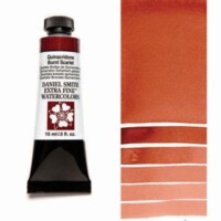DANIEL SMITH Extra Fine Watercolor Quinacridone Burnt Scarlet 15ml Tube-0