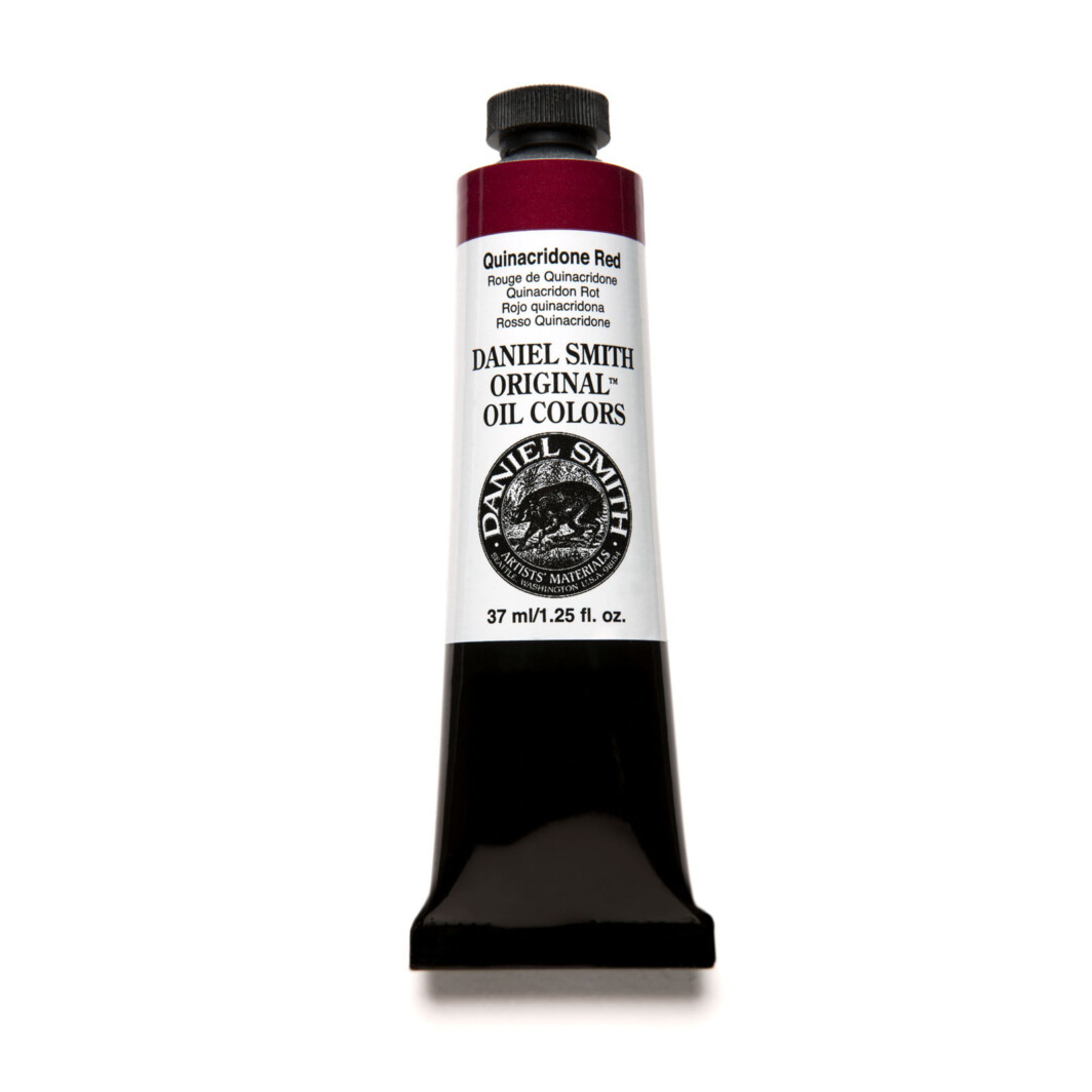 Daniel Smith Original Oil Color 37ml Paint Tube, Quinacridone Red-0
