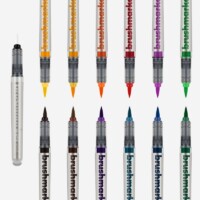 Karin Brush Marker Pro 11 Basic colours + Blender Set 27C1