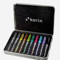Karin brush marker Déco Metallic 10 Colours set-3132