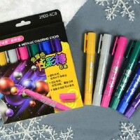 MARCO METALLIC COLORING STICKS SET OF 6-0