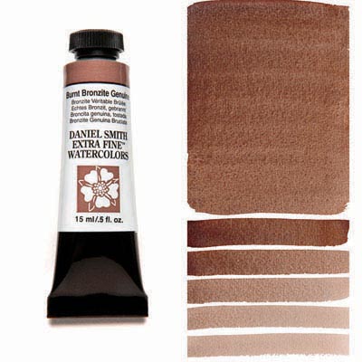 Daniel Smith Extra Fine Watercolor 15ml Paint Tube, Burnt Bronzite Genuine-0