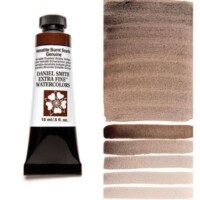 Daniel Smith Extra Fine Watercolor 15ml Paint Tube, Hematite Burnt Scarlet Genuine-0