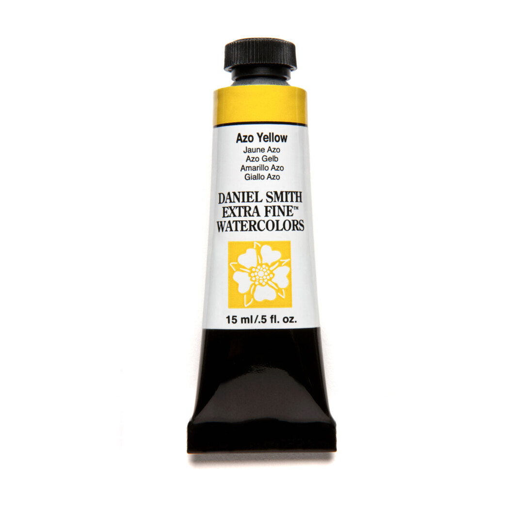 DANIEL SMITH Extra Fine Watercolor 15ml Paint Tube, Azo Yellow-0