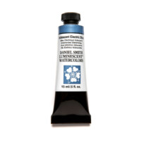 Daniel Smith Extra Fine Watercolor 15ml Paint Tube, Iridescent Electric Blue-0