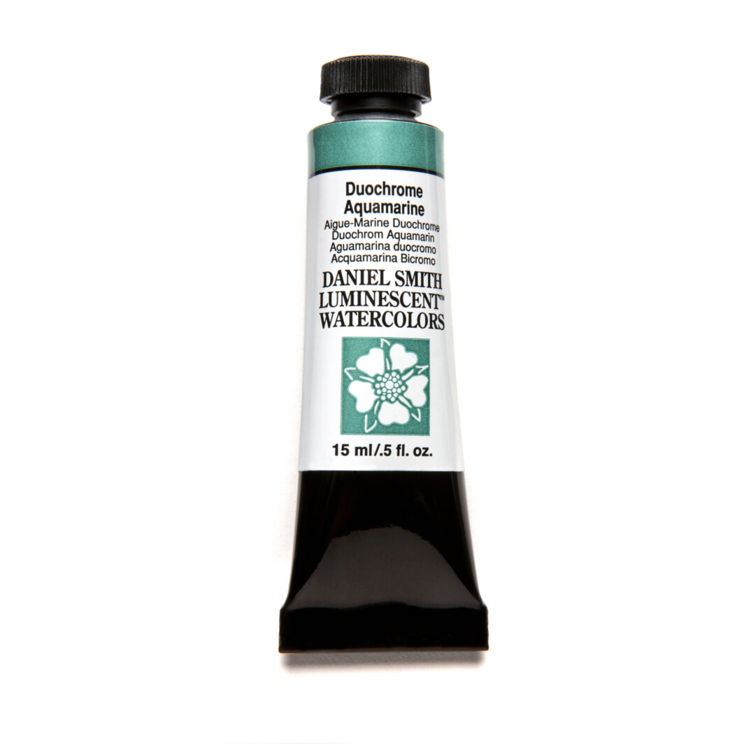Daniel Smith Extra Fine Watercolor 15ml Paint Tube, Duochrome, Aquamarine-0