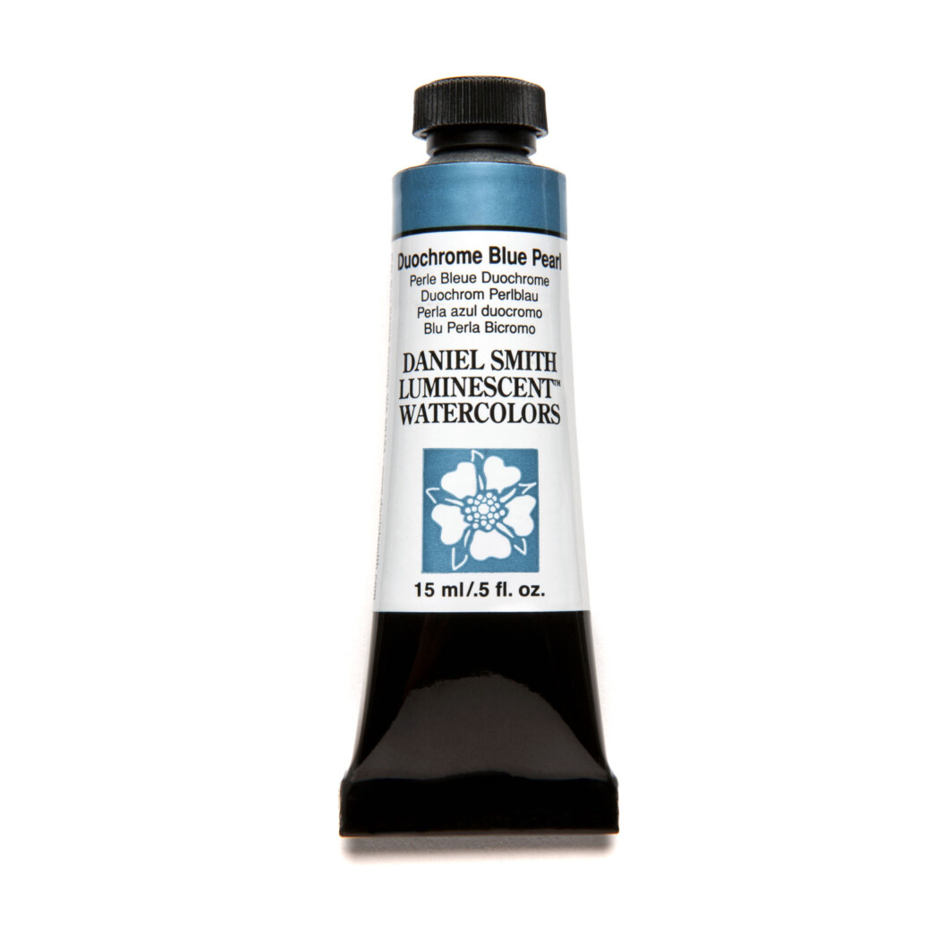 Daniel Smith Extra Fine Watercolor 15ml Paint Tube, Duochrome, Blue Pearl-0
