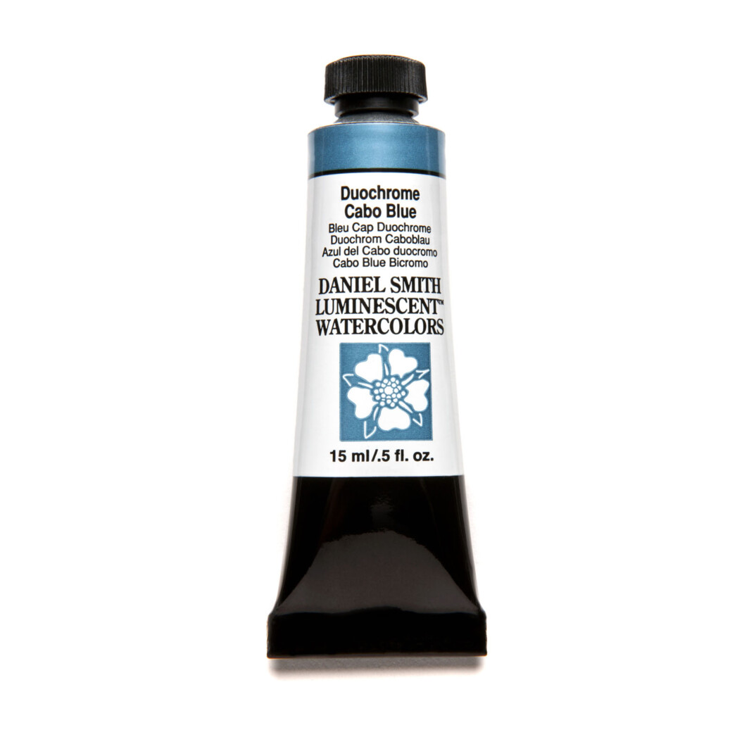 Daniel Smith Extra Fine Watercolor 15ml Paint Tube, Duochrome, Cabo Blue-0