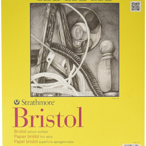 Strathmore 300 Series Bristol Pad - 11-Inchx14-Inch - 20 Sheet Pad-0
