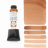 Daniel Smith Extra Fine Watercolor 15ml Paint Tube, Burnt Sienna Light-0
