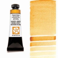 Daniel Smith Extra Fine Watercolor 15ml Paint Tube, French Ochre-0
