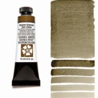 Daniel Smith Extra Fine Watercolor 15ml Paint Tube, German Greenish Raw Umber-0