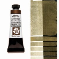 Daniel Smith Extra Fine Watercolor 15ml Paint Tube, Iridescent Antique Gold-0